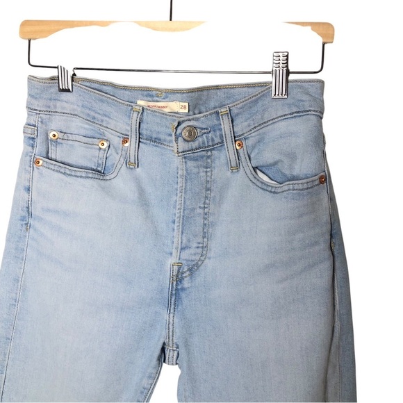 LEVI'S Wedgie Skinny Light Wash Jeans Size 28 - Picture 5 of 8
